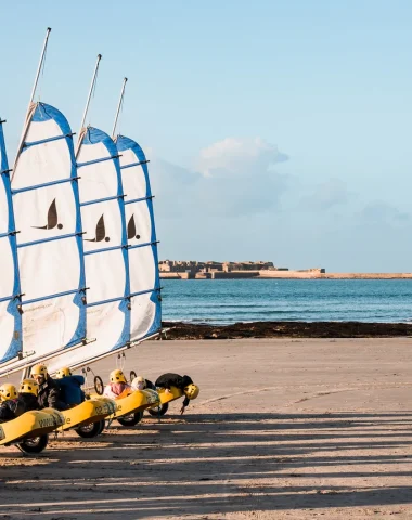 char à voile cherbourg