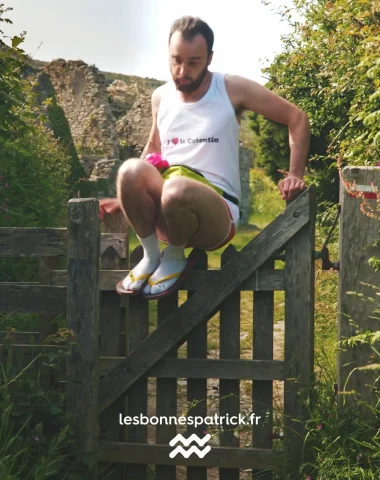 les bonnes patrick - barrière - parcours balisé