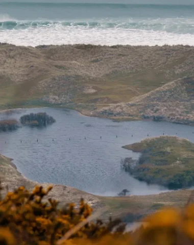 Vauville dunes mer - Cotentin fort rêveur